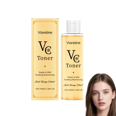 100毫升维生素C保湿爽肤水，保湿、清爽、易吸收、锁住水分、舒缓肌肤，是一款护肤爽肤水。深层补水，赋予肌肤弹性和光泽。可用于湿敷，使肌肤更加细腻柔嫩。