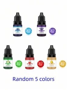 5/12/24/30 Colors Epoxy Resin Pigment Transparent UV Epoxy Resin Dye Liquid For UV Resin Coloring Resin Jewelry Making - Resin Pigment - View 7