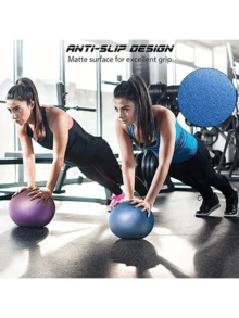 1个迷你瑜伽球，臀部锻炼球，健身普拉提防爆小球，通用草球，适用于瑜伽、普拉提、体操和健身 - 彩色 - 查看 5