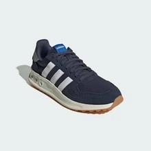 Adidas Run 84 Sneakers, Comfortable Lightweight Running & Walking Shoes For Men And Women, Casual Color Blocking Trainers For Sports & Outdoor Wear, Bright Colors For Gym - 暗影海軍藍 / 雲霧白 / 霧面銀 - 查看 9