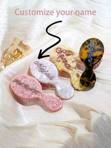 Custom Hair Accessories, Personalized Hair Combs, Custom Name Hair Brushes, Custom Name Hair Combs, Hair Clips, Wedding Bridesmaid Accessories,Multi-Functional,Ornamental,Letter,Solid Color,Exquisite,Stylish,Vintage,Modern,Colorful,Leisure,Basics,Casual,Soft,Unique,Customized,Personalized,Custom,Ideal Gifts For Her,Girlfriend,Her,Boyfriend,FriendsChristmas Beauty Accessories