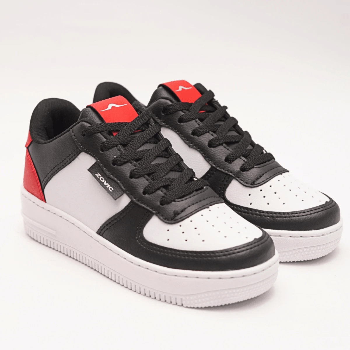 Men's White Casual Sneakers Comfortable Blogger Lightweight Soft Sole Runner Super Soft Promotion Casual Outdoor Outdoor Vacation - 紅色 - 查看 1