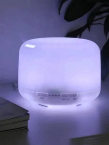 Humidifier Diffuser Aromatizer 300ml Ultrasonic White Style With 7 Color LED With Control - trắng - Xem 11