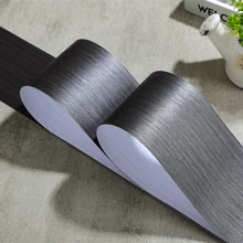 1卷加厚仿木纹踢脚线墙贴，自粘式客厅卧室墙壁转角装饰，3.15英寸 X 196.85英寸 - 彩色 - 查看 9