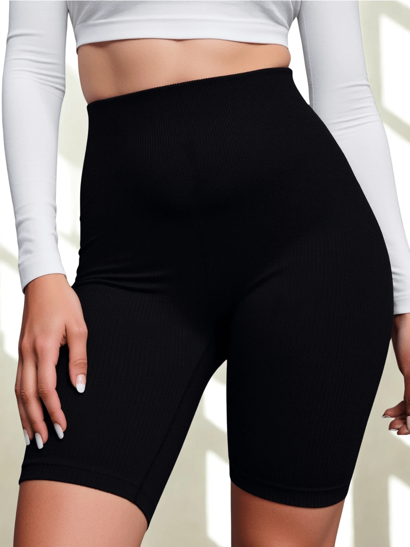 Women Shorts - Black - View 1