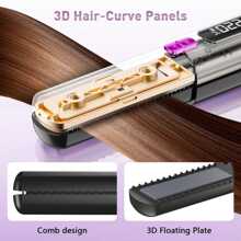 2-In-1 Wireless Mini Curling Iron, 7 Temperature Settings, Mini Ceramic Curling Wand, USB Rechargeable Hair Styling Tool, Suitable For Home, Travel, Salon Use, Also A Great Holiday Gift For Friends And Family - Multicolor - View 9