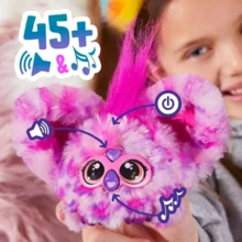 Hasbro Furby Furblets Hip- Mini Friend, 45+ Sounds, Hip Hop Music & Furbish Phrases, Electronic Plush Toys, Pink & Purple, Back To School Gifts, Ages 6+ - HIP- - View 6