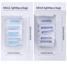 鼻腔冲洗盐 2.7g/4.5g X 40 – 有效清洁 – 口腔护理 – 清除鼻腔 - 白色 - 查看 3