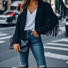 Women Jackets - Black - View 2