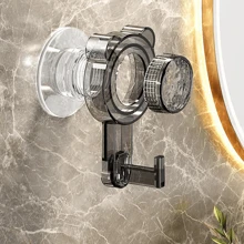 3pcs/Set Suction Cup Hooks For Bathroom, Waterproof Heavy Duty Wall Hooks Without Drilling, Adhesive Hooks For Kitchen, Door, Wall
