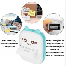 Mini Portable Thermal Printer – Wireless Bluetooth, Pocket-Sized, Lightweight & Easy To Use - trắng - Xem 4