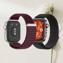 2 piezas Correas de reloj de nailon, diseño de , compatibles con relojes Fit 3/Fit 4/Fit 4 Pro, correa deportiva ajustable y transpirable, unisex - Para reloj Fit3/Fit4/Fit4 Pro - Ver 22