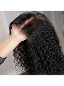 4*4 5x5 巴西原生发无胶假发 深波浪卷发 人发混发 戴上即走 无需胶水 预剪蕾丝假发 13*4 13*6 200 密度水波蕾丝假发 预拔婴儿发 巴西原生发人发混发 女士 8-34 英寸假发 - 自然色&黑色系 - 查看 6