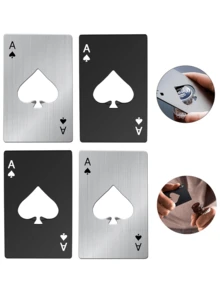Kreative Flaschenöffner, minimalistischer Getränkeflaschenöffner, Schlüsselanhänger Bierflaschenöffner, kleiner & großer Anhänger Flaschenöffner, multifunktionaler Bierflaschenöffner, kreativer Spielkarten Bierflaschenöffner, Edelstahl Flaschenöffner, Pik Flaschenöffner, personalisierter Bierflaschenöffner