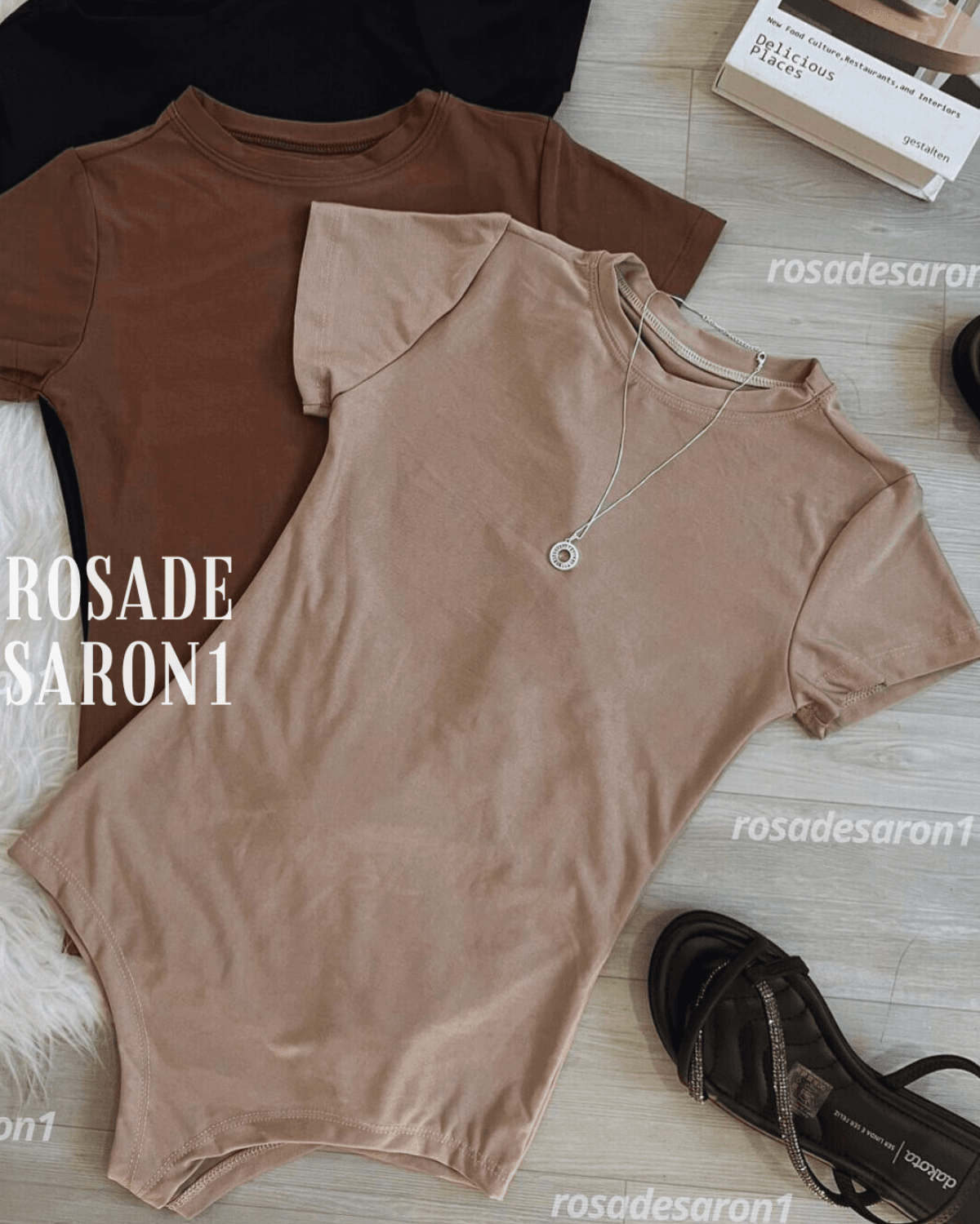 Bory Women's Bodysuit Low Neck Inspiration Fashion Blogger 2024 - 奶油色 - 查看 1
