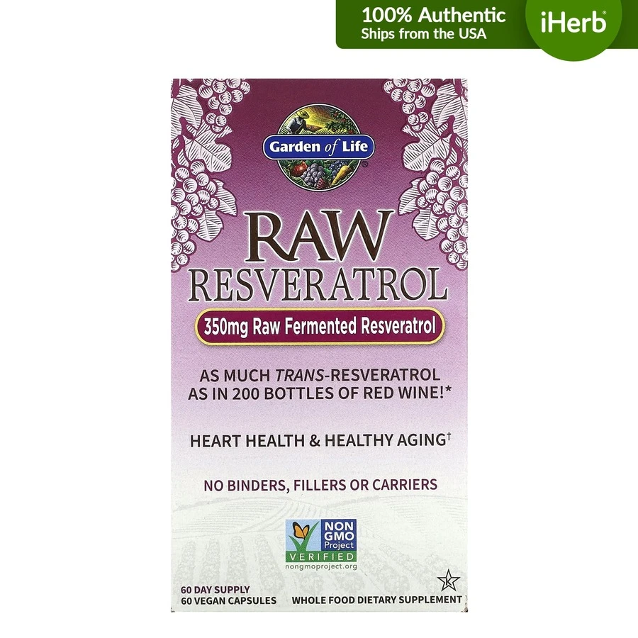 Garden Of Life RAW Resveratrol, 60 Vegan Capsules - Others - View 1