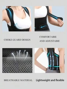 Unisex Adjustable Shoulder Strap, Comfortable And Breathable Design, Enhances Body Confidence, Lightweight And Flexible, Ideal For Daily Wear, Office Use, Sports And Fitness