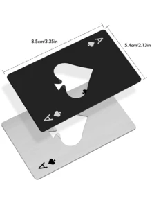 Kreative Flaschenöffner, minimalistischer Getränkeflaschenöffner, Schlüsselanhänger Bierflaschenöffner, kleiner & großer Anhänger Flaschenöffner, multifunktionaler Bierflaschenöffner, kreativer Spielkarten Bierflaschenöffner, Edelstahl Flaschenöffner, Pik Flaschenöffner, personalisierter Bierflaschenöffner