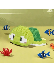 强烈推荐/12 套 4000+ 件海洋动物模型积木，益智拼装，DIY，款式多样，造型精美，精美礼盒包装，是儿童教育、返校、生日的理想礼物 - 彩色 - 查看 5