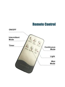 Humidifier Diffuser Aromatizer 300ml Ultrasonic White Style With 7 Color LED With Control - trắng - Xem 6