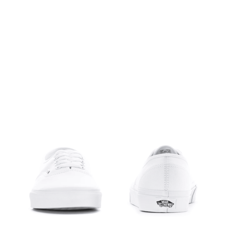 Authentic Canvas Sneakers, Unisex Low‑Top Skate Classic Shoes, Vans Sneakers For School And Work (VN000EE3W00) - 白色 - 查看 7