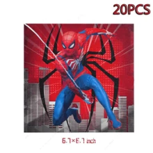 80pcs Marvel Spiderman Themed Tableware - Vibrant Superhero Design, Suitable For Easter, Mother's Day, Father's Day Parties, All Season Kitchen & Dining Decor, Cartoon Pattern, Holiday Shoppers, Theme Party Decorations