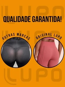 LUPO Gym Women's Butt Lifting Leggings High Capacity Workout - Bụi hồng - Xem 3