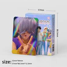 30张KPOP Saja Demon全息Lomo卡片，高清双面，收藏品，动漫明星粉丝周边，动漫商品，小礼物，节日礼物 - 彩色 - 查看 5