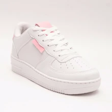 Men's White Casual Sneakers Comfortable Blogger Lightweight Soft Sole Runner Super Soft Promotion Casual Outdoor Outdoor Vacation - Rosa - 查看 2