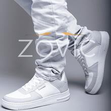 Men's White Casual Sneakers Comfortable Blogger Lightweight Soft Sole Runner Super Soft Promotion Casual Outdoor Outdoor Vacation - 石墨 - 查看 3