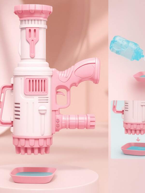 Bazuca Bolha de Sabão Brinquedo Agua Ao Ar Livre Crianças Maquina de Bolhas Festa Infantil Presente