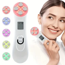 5 Color & 5 Massage Modes Facial Beauty Device, Home SPA Skin Care Tool, Face Massager, Neck Massager, USB Rechargeable, Gift For Valentine's Day, Mother's Day, 800mAh