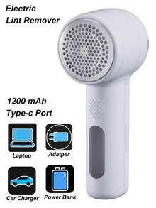 1pc Electric Lint Remover For Daily Use/Travel Cloth Hair Remove 1200mAh Electric Hair Removal Ball Machine - Multicolor - View 11