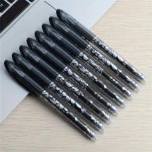 6pcs/Set 0.5mm Black Retractable Ballpoint Pens, Simple Design, High-Quality, Smooth Writing, Suitable For Students, Exams, Signatures - Multicolor - View 3