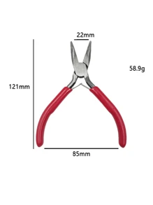 7pcs/6pcs/1pc Plier Set - Pointed Nose Pliers, Round Nose Pliers, Coiling Tool, 3.5" Mini Nylon Pliers With Stainless Steel Flat Nose - Suitable For Jewelry Making, Beading And Crafting