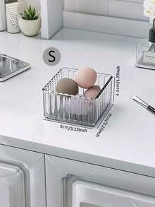 1PC/2/4/6/7pcs Transparent Drawer Storage Box, Cosmetic Storage Box Room Decor Home Decor Fall Decor Bedroom Decor Sun Travel Cool