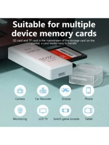 USB 3.0 SD/TF Card Reader - 2-In-1 High-Speed Memory Card Adapter For Photography & Devices - Multicolor - View 6