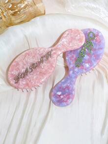 Custom Hair Accessories, Personalized Hair Combs, Custom Name Hair Brushes, Custom Name Hair Combs, Hair Clips, Wedding Bridesmaid Accessories,Multi-Functional,Ornamental,Letter,Solid Color,Exquisite,Stylish,Vintage,Modern,Colorful,Leisure,Basics,Casual,Soft,Unique,Customized,Personalized,Custom,Ideal Gifts For Her,Girlfriend,Her,Boyfriend,FriendsChristmas Beauty Accessories