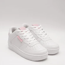 Men's White Casual Sneakers Comfortable Blogger Lightweight Soft Sole Runner Super Soft Promotion Casual Outdoor Outdoor Vacation - Rosa - 查看 1