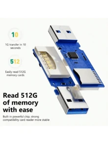 USB 3.0 SD/TF Card Reader - 2-In-1 High-Speed Memory Card Adapter For Photography & Devices - Multicolor - View 7
