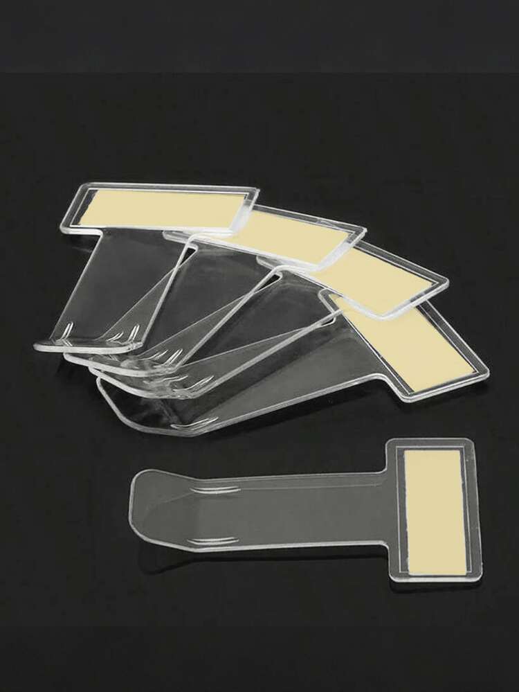 Universal Parking Lot Ticket Holder - Auto Fastener Card Bill Holder Mounting Storage Organizer - Windshield Sticker Holder - Vehicle Fixing Card Holder Installation Storage Organizer - Car Front Glass Sticker Holder - Plastic Material - Multicolor - View 6