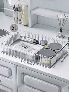 1PC/2/4/6/7pcs Transparent Drawer Storage Box, Cosmetic Storage Box Room Decor Home Decor Fall Decor Bedroom Decor Sun Travel Cool