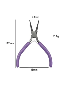 7pcs/6pcs/1pc Plier Set - Pointed Nose Pliers, Round Nose Pliers, Coiling Tool, 3.5" Mini Nylon Pliers With Stainless Steel Flat Nose - Suitable For Jewelry Making, Beading And Crafting