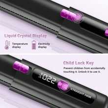 2-In-1 Wireless Mini Curling Iron, 7 Temperature Settings, Mini Ceramic Curling Wand, USB Rechargeable Hair Styling Tool, Suitable For Home, Travel, Salon Use, Also A Great Holiday Gift For Friends And Family - Multicolor - View 10