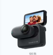 Insta360 GO 3S 数码相机，360°全景相机，运动相机，Vlog相机 - 星曜黑 - 查看 3