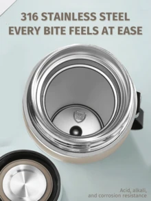 1 Piece 33.81oz Stainless Steel Insulated Water Bottle - Tumbler Coffee Cup Car Cup Water Cup Large Capacity, Leakproof, Portable, Suitable For Outdoor Activities, Mountain Climbing, Camping Water Bottle Sports And Travel - With Lid Can Be Used As A Water Cup Back To School, Suitable For School, Camping And Hiking - Multicolor - View 5