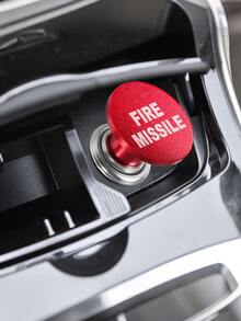 Car Cigarette Lighter Plug, EJECT Button Cigarette Lighter Replacement Cover, Aluminum Alloy Push Button Car Interior Decoration For Most Standard 12 Volt Power Source Vehicles (EJECT) - Multicolor - View 4