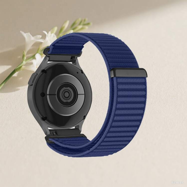 1 件 18mm20mm22mm 尼龙波浪表带兼容三星 Galaxy Watch 7 6 5 4 3 男女表带，快速释放运动钩环表带替换腕带兼容 Garmin Watch/华为手表 GT5 GT4 GT3 GT2/Amazfit Bip6 GTR4/Redmi Watch 5 Active/Lite，尼龙可调节透气运动环腕带替换带兼容华为手表 Fit3/Fit4/Fit4 Pro - 22mm - 查看 25