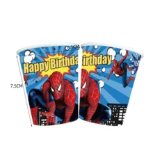 80pcs Marvel Spiderman Themed Tableware - Vibrant Superhero Design, Suitable For Easter, Mother's Day, Father's Day Parties, All Season Kitchen & Dining Decor, Cartoon Pattern, Holiday Shoppers, Theme Party Decorations