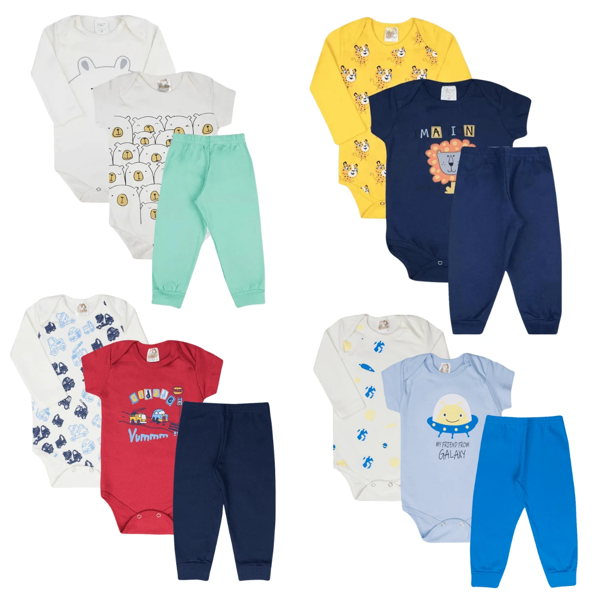 Baby Boys Sets - 藍色 - 查看 1